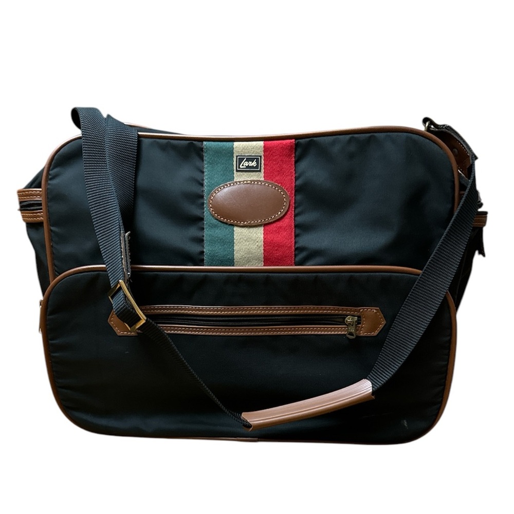 Vintage Lark Nylon Carry-All Bag Tote